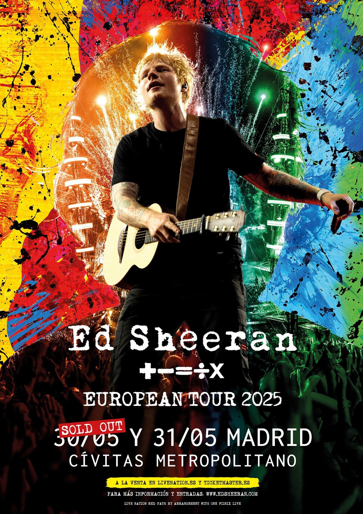 ed sheeran madrid 2 2025